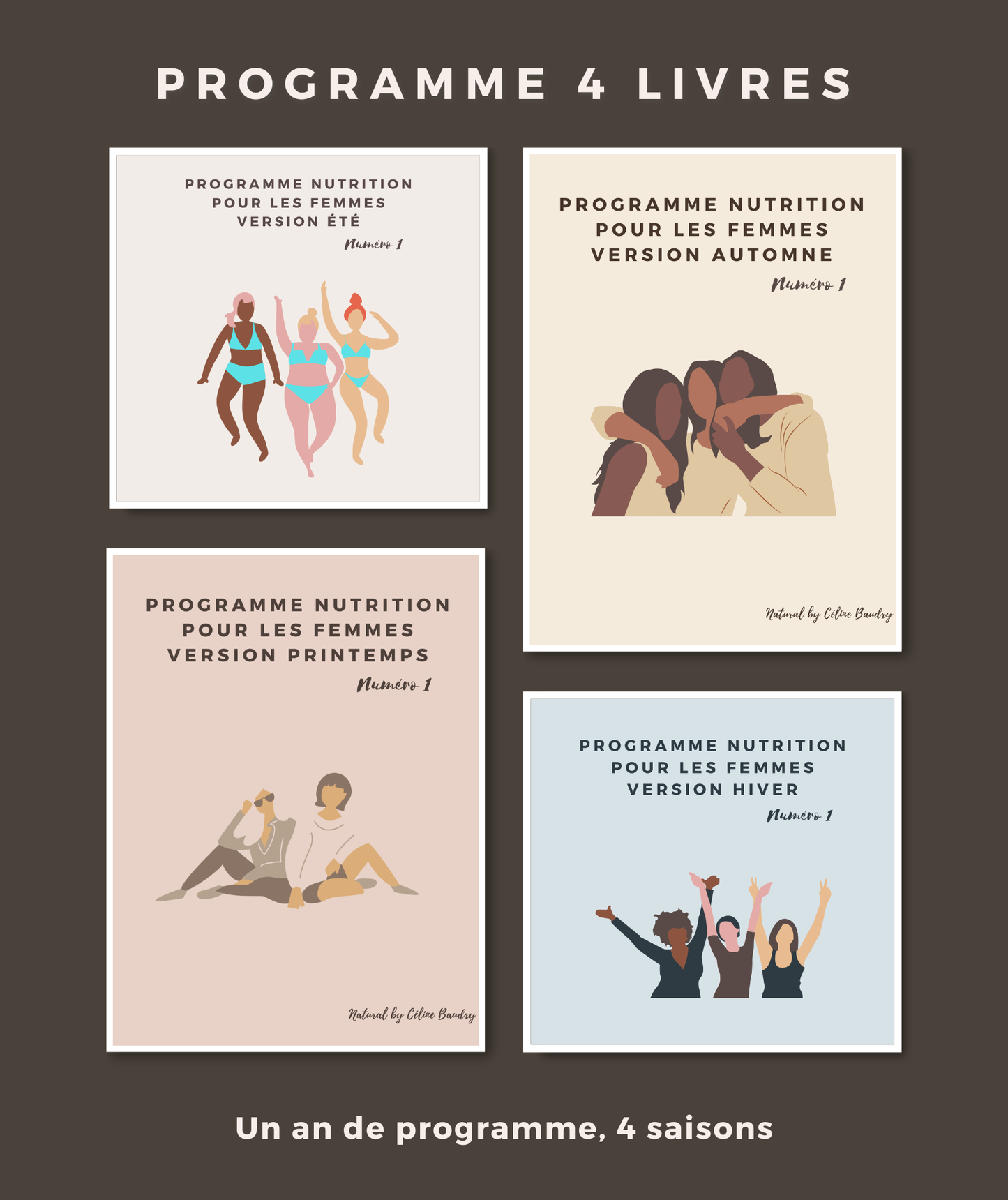 Programme Nutrition Personnalisé - 4 livres