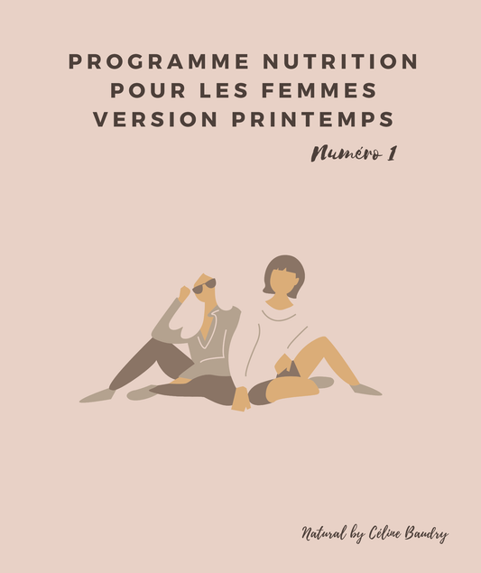 Livre nutrition femme version printemps