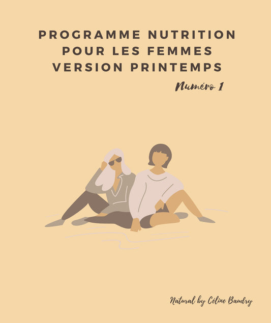 Livre nutrition femme version printemps — détox douce et menus légèreté par Céline Baudry diététicienne