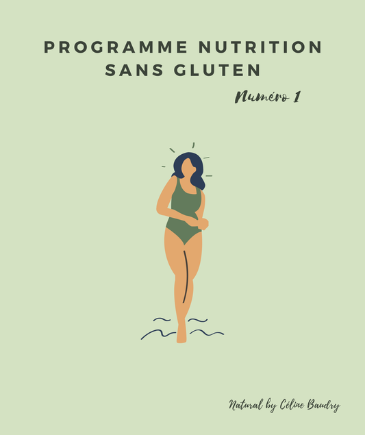 Programme nutrition sans gluten — menus et recettes adaptés intolérance et maladie cœliaque par Céline Baudry diététicienne